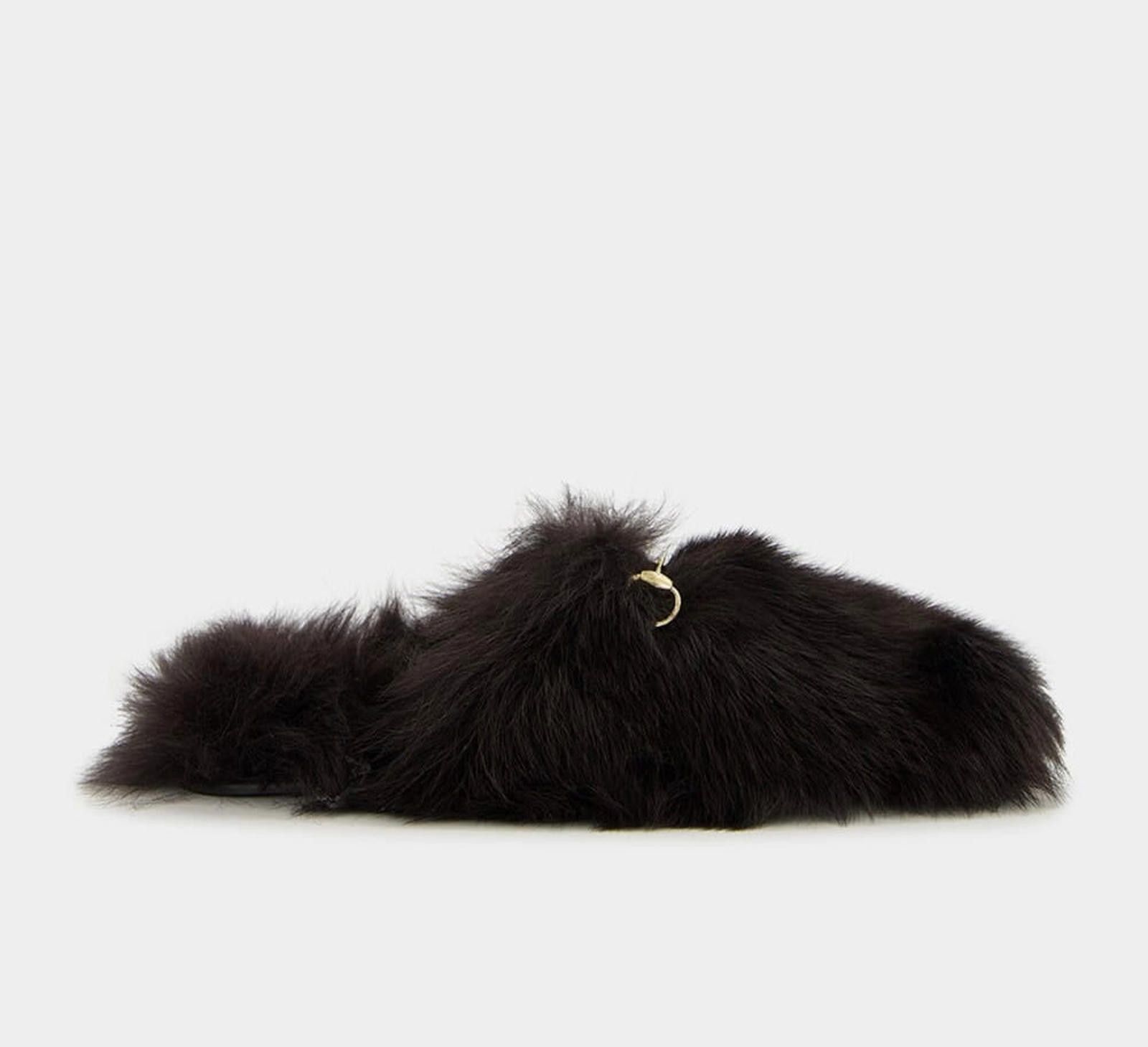 Gucci Gucci Horsebit Shearling Slippers Size US 7.5 / IT 37.5 - 1 Thumbnail