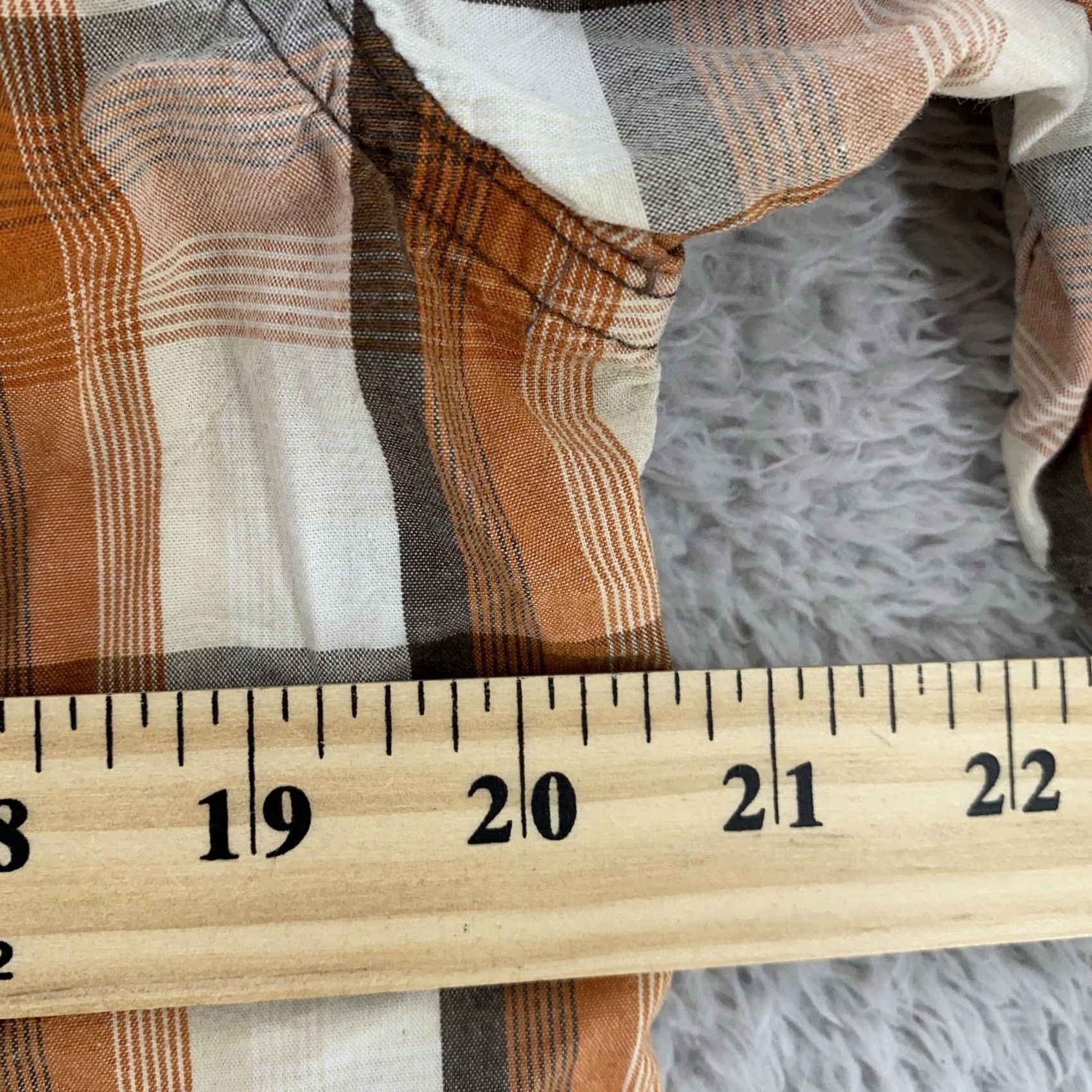 Carhartt Carhartt Shirt Mens Medium Essential Plaid Shirt Button Down Short Sleeve Workwear Orange Button-Up Cotton Plaid - Mens Size US M / EU 48-50 / 2 - 5 Thumbnail