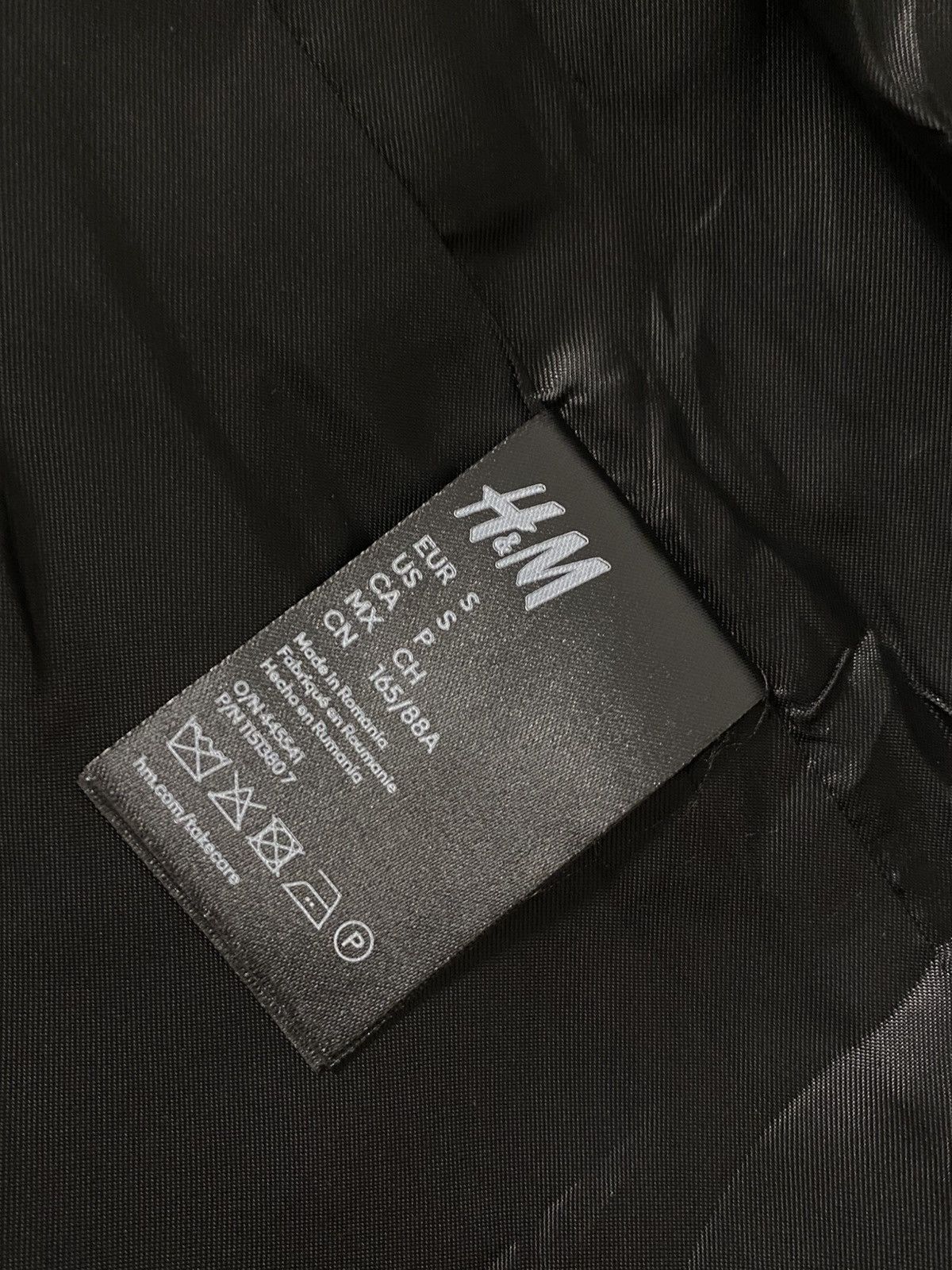 H&M × Mugler × Thierry Mugler Mugler X H&M HM Oversized Wool Blazer Jacket Black Size S / US 4 / IT 40 - 4 Thumbnail