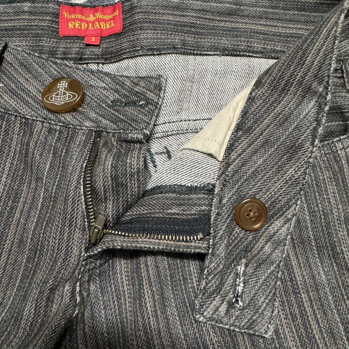 Vivienne Westwood Vivienne Westwood Pinstriped Low Rise Cropped Pants Size 29" - 19 Thumbnail