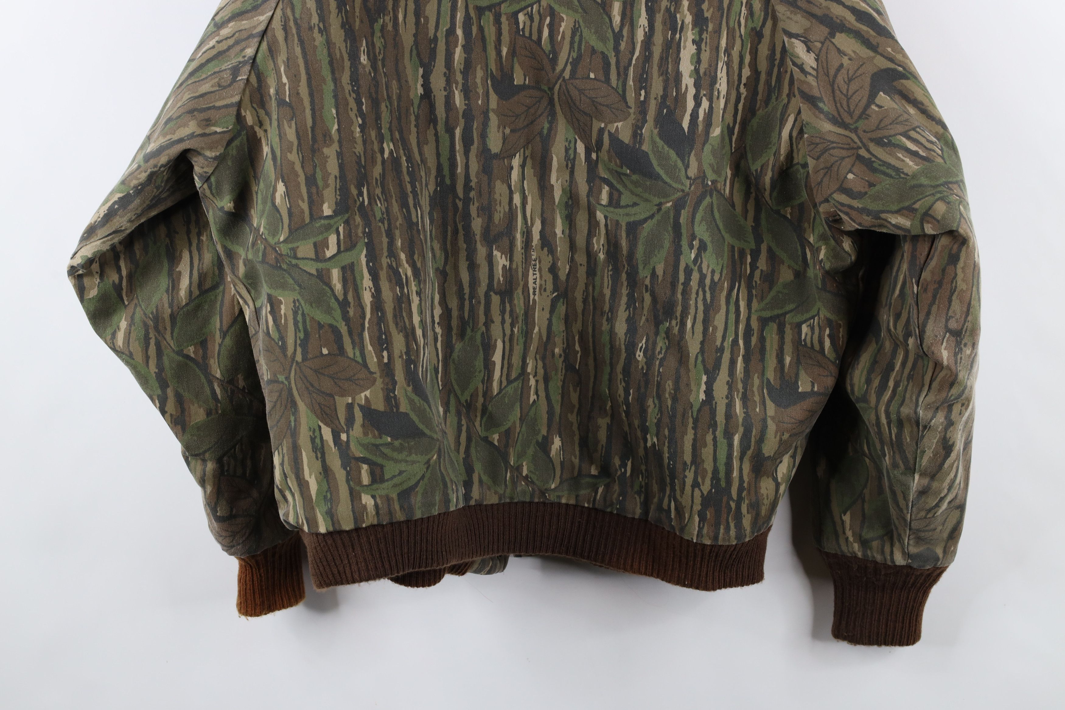 Vintage Vintage 80s 90s Duxbak Camouflage Hooded Bomber Jacket Size US L / EU 52-54 / 3 - 13 Thumbnail