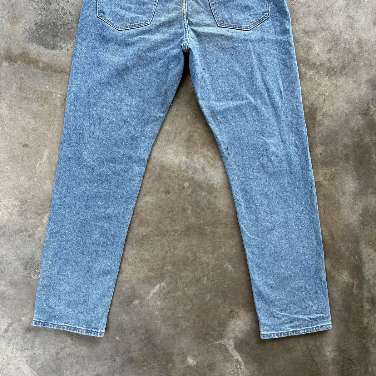 Japanese Brand Vintage Japanese Distressed Faded Denim Jean Pant W34 Size US 34 / EU 50 - 11 Thumbnail