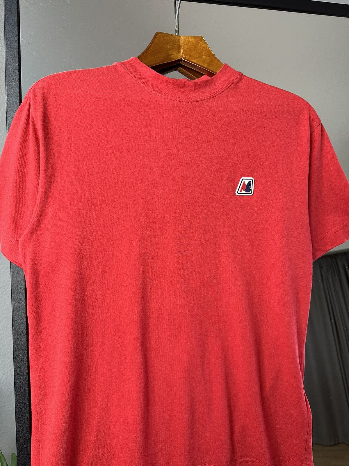 Moncler Moncler Maglia T-Shirt Patch Logo Red Tee Size US M / EU 48-50 / 2 - 3 Thumbnail
