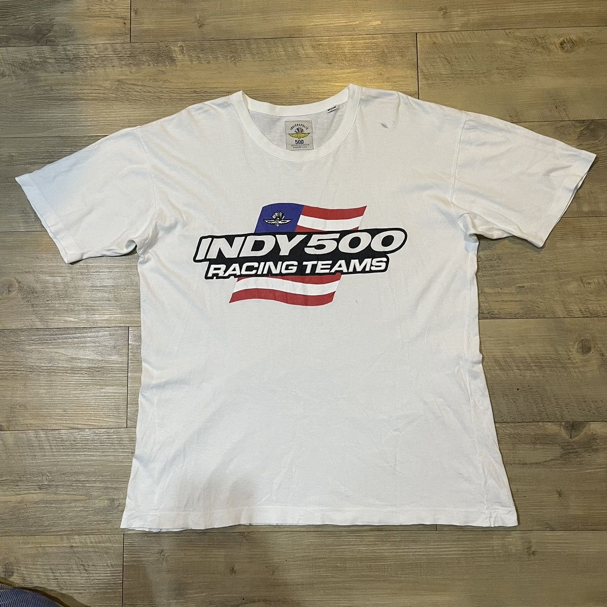 Vintage Vintage Indianapolis 500 tee Size US M / EU 48-50 / 2 - 1 Thumbnail
