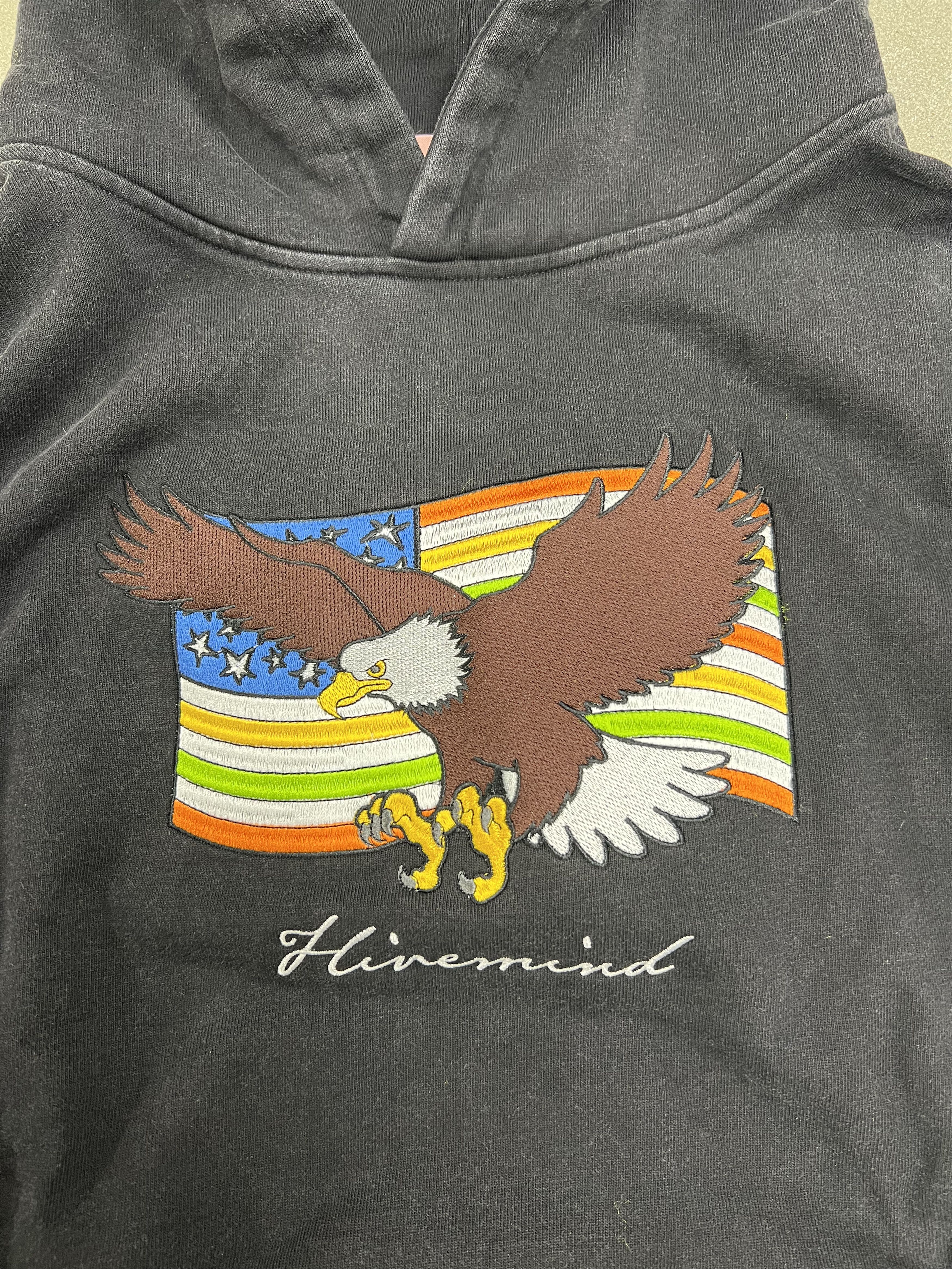 Copes Hivemind "Flag" Embroidered Heavyweight French Terry Hoodie Size US S / EU 44-46 / 1 - 2 Thumbnail