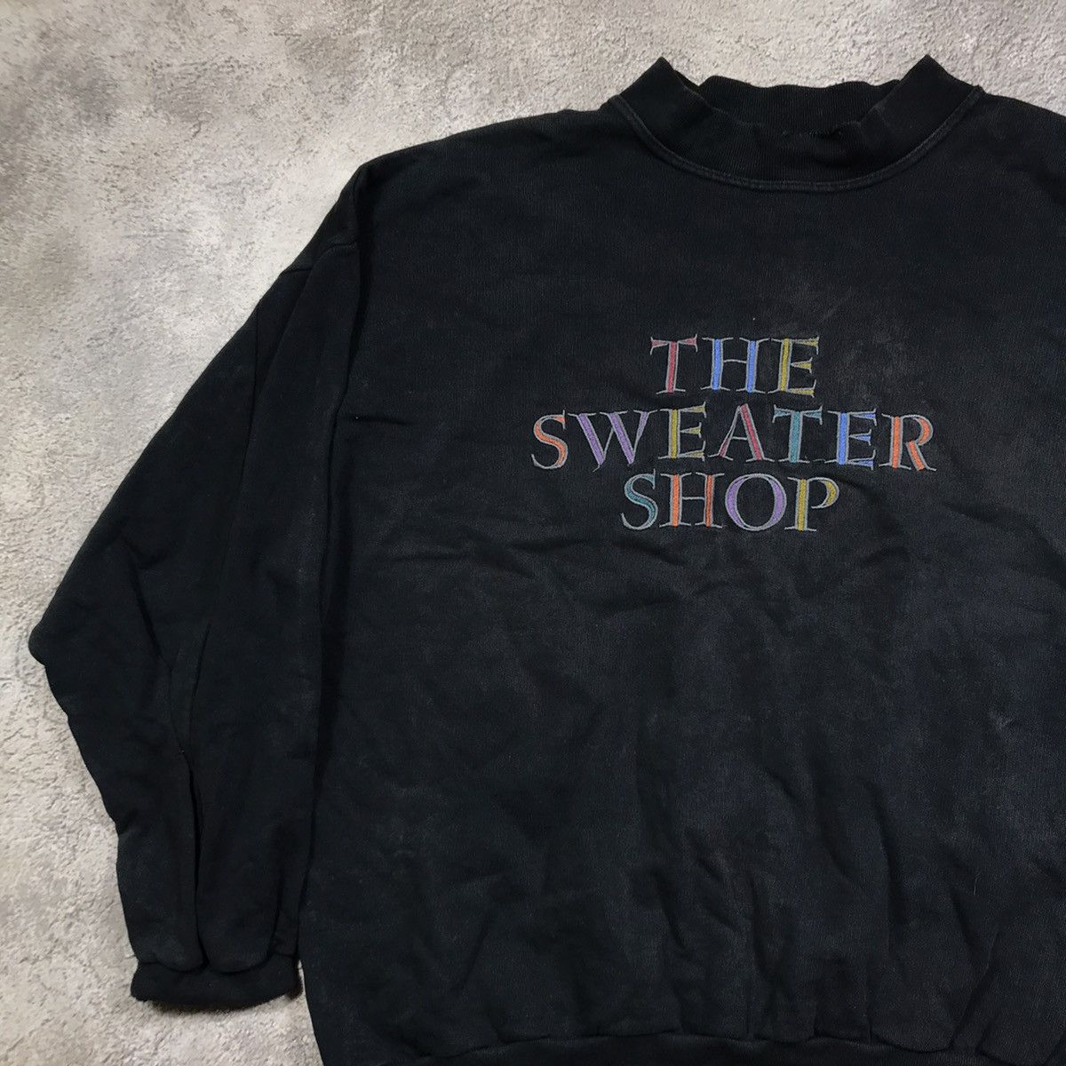 Vintage Vintage The Sweater Shop Faded Crewneck Sweatshirt Streetwea Size US XL / EU 56 / 4 - 2 Thumbnail
