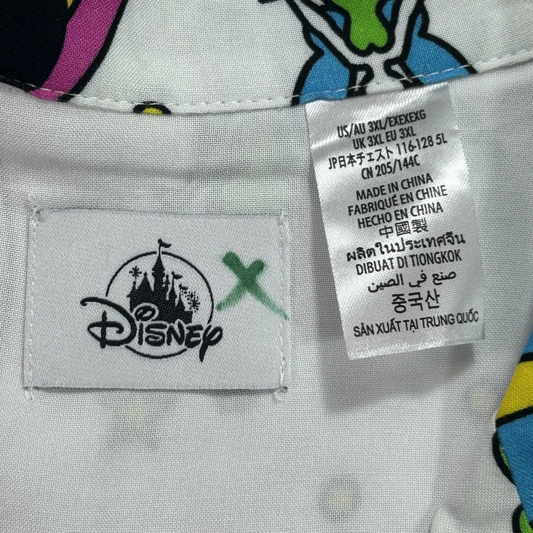 Disney NEW Disney Shirt Mens 3XL Multicolor Mickey Mouse Button Up 2024 Aloha Size US XXL / EU 58 / 5 - 5 Thumbnail