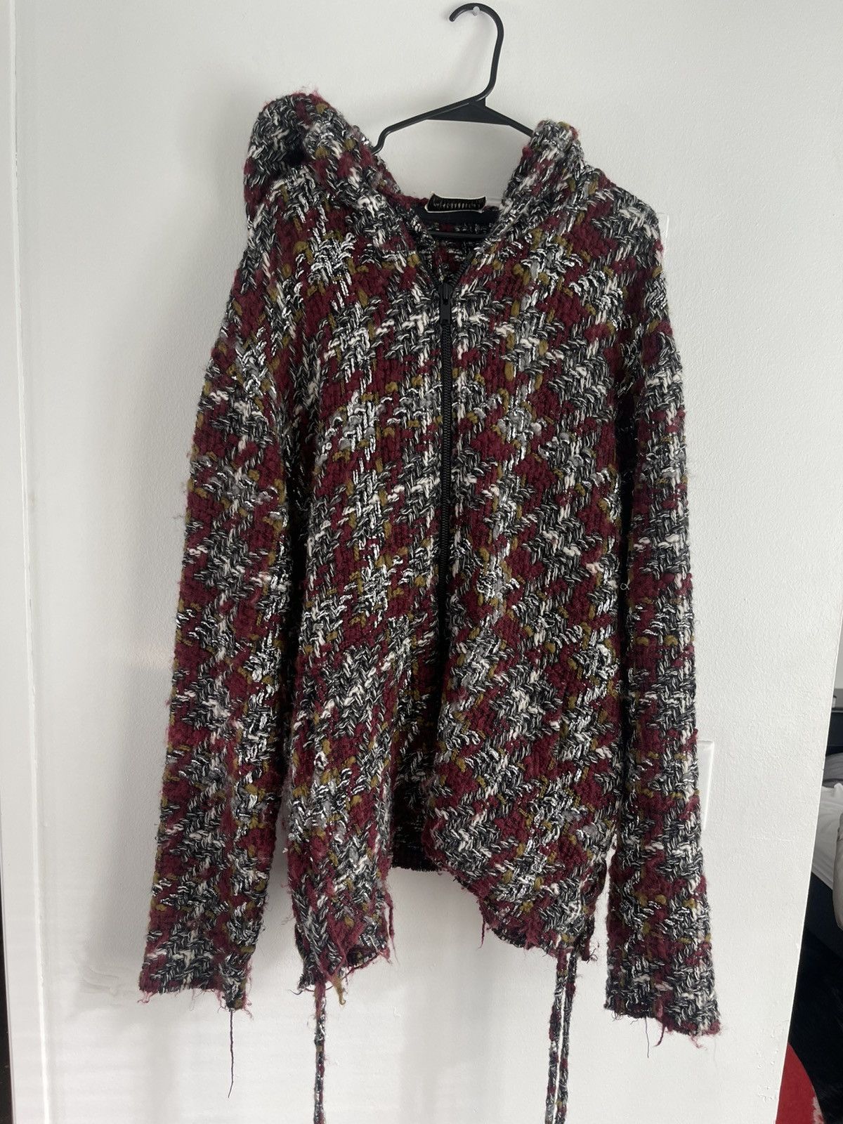 Faith Connexion Tweed zip up hoodie Size US L / EU 52-54 / 3 - 1 Thumbnail