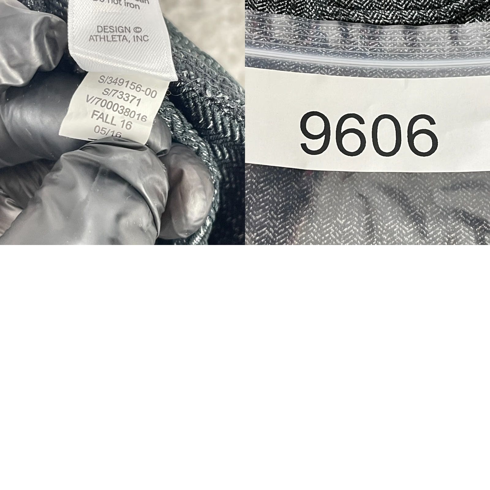 Athleta Athleta Womens Leggings Black Herringbone Metro High Waist Pull On Size M Size 32" / US 10 / IT 46 - 10 Thumbnail