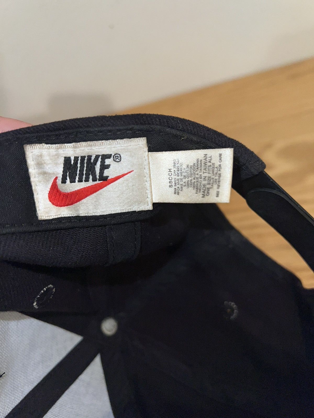 Nike × Vintage Vintage Nike Swoosh Snapback Hat Size ONE SIZE - 5 Thumbnail
