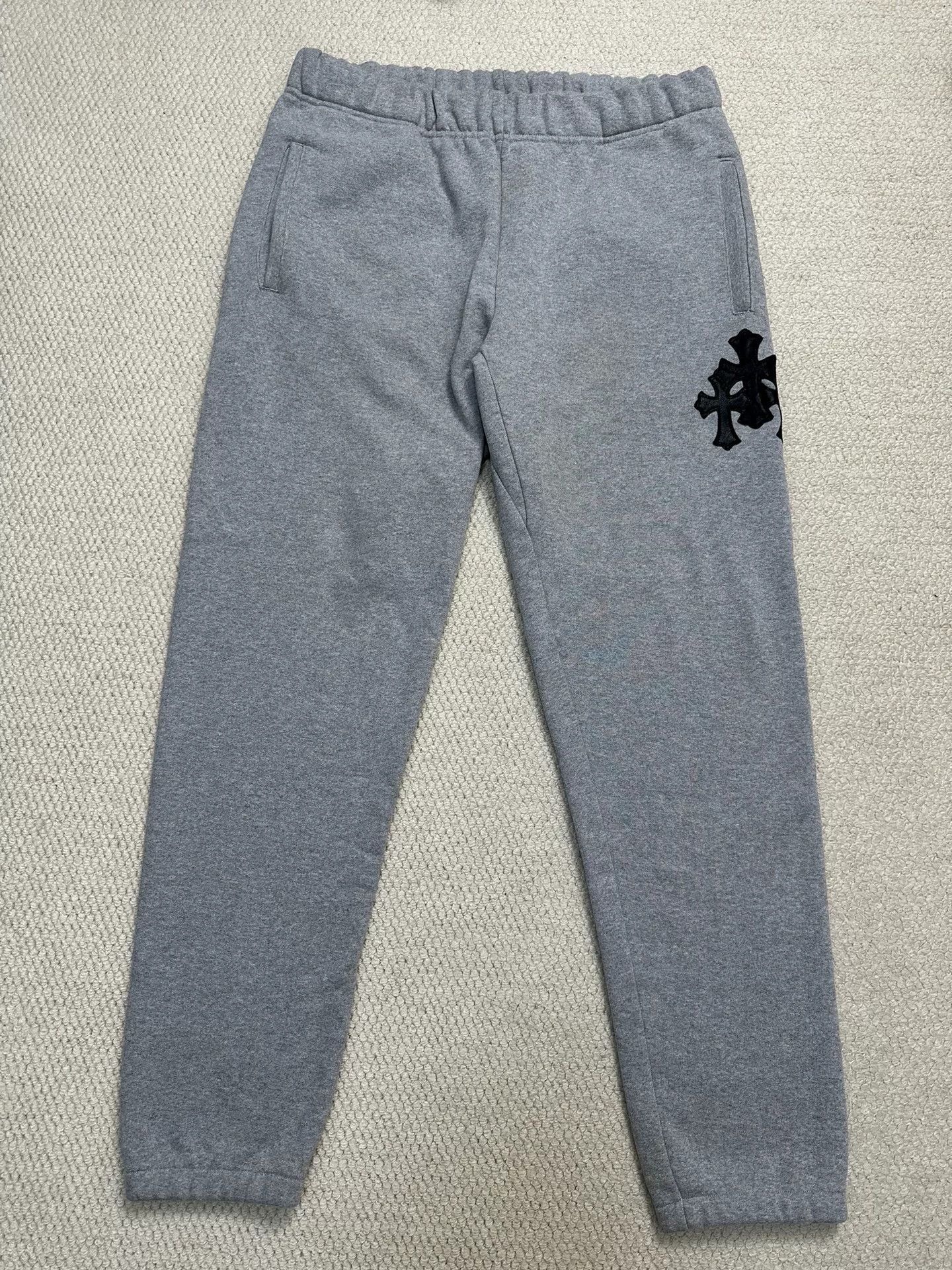 Chrome Hearts Chrome Hearts Gray Sweatpants Size US 30 / EU 46 - 1 Thumbnail
