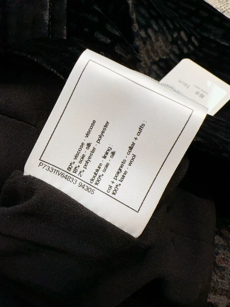 Chanel Chanel 22B Velvet Contrast Collar Jacket Size M / US 6-8 / IT 42-44 - 7 Thumbnail