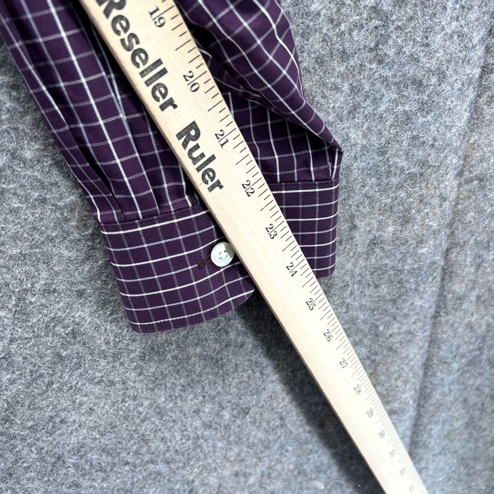 Eddie Bauer Eddie Bauer Shirt Men Medium Check Purple Vintage Button-Down Preppy Windowpane Size US M / EU 48-50 / 2 - 4 Thumbnail