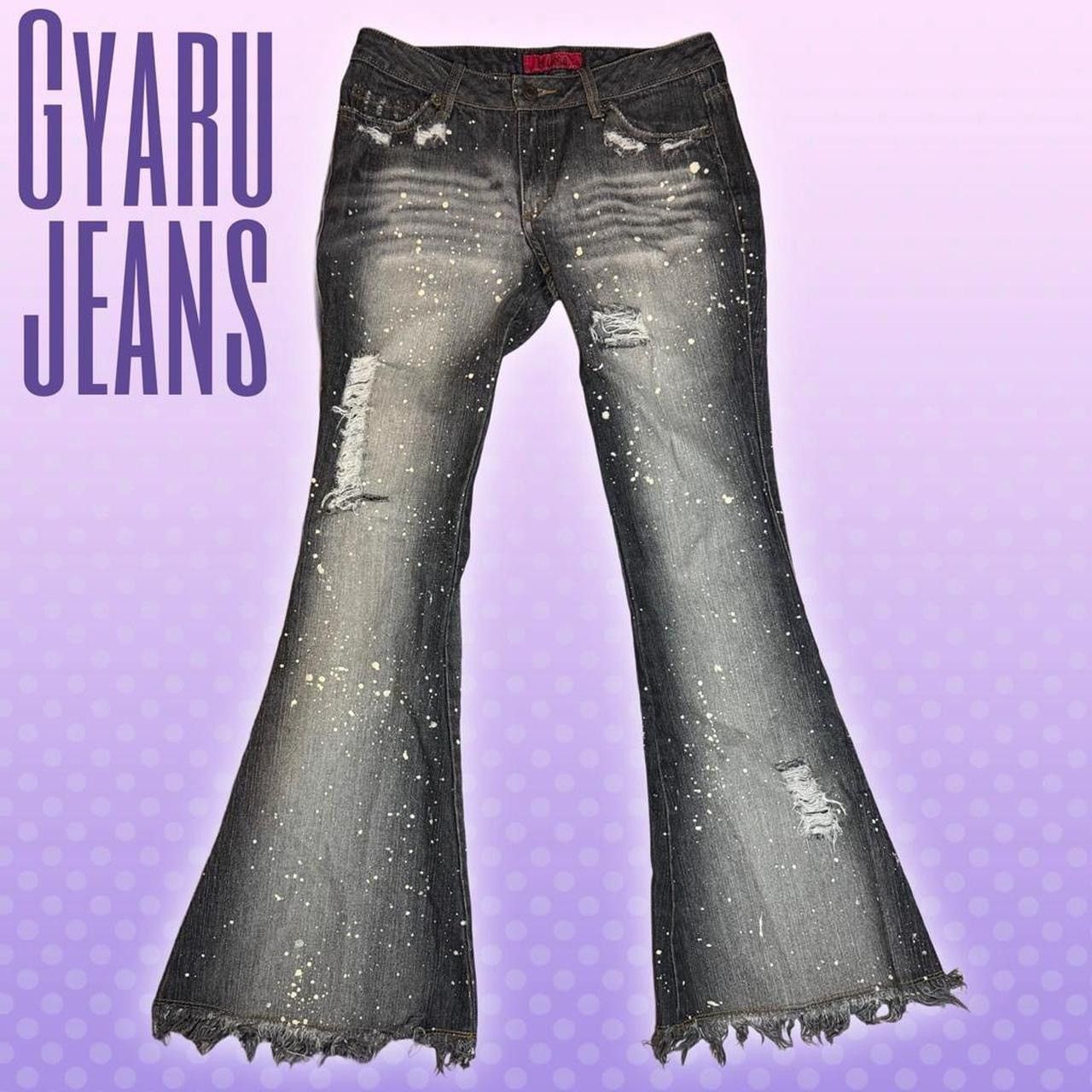 Japanese Brand paint splatter ripped japanese brand nina alternative denim Size 30" / US 8 / IT 44 - 1 Thumbnail