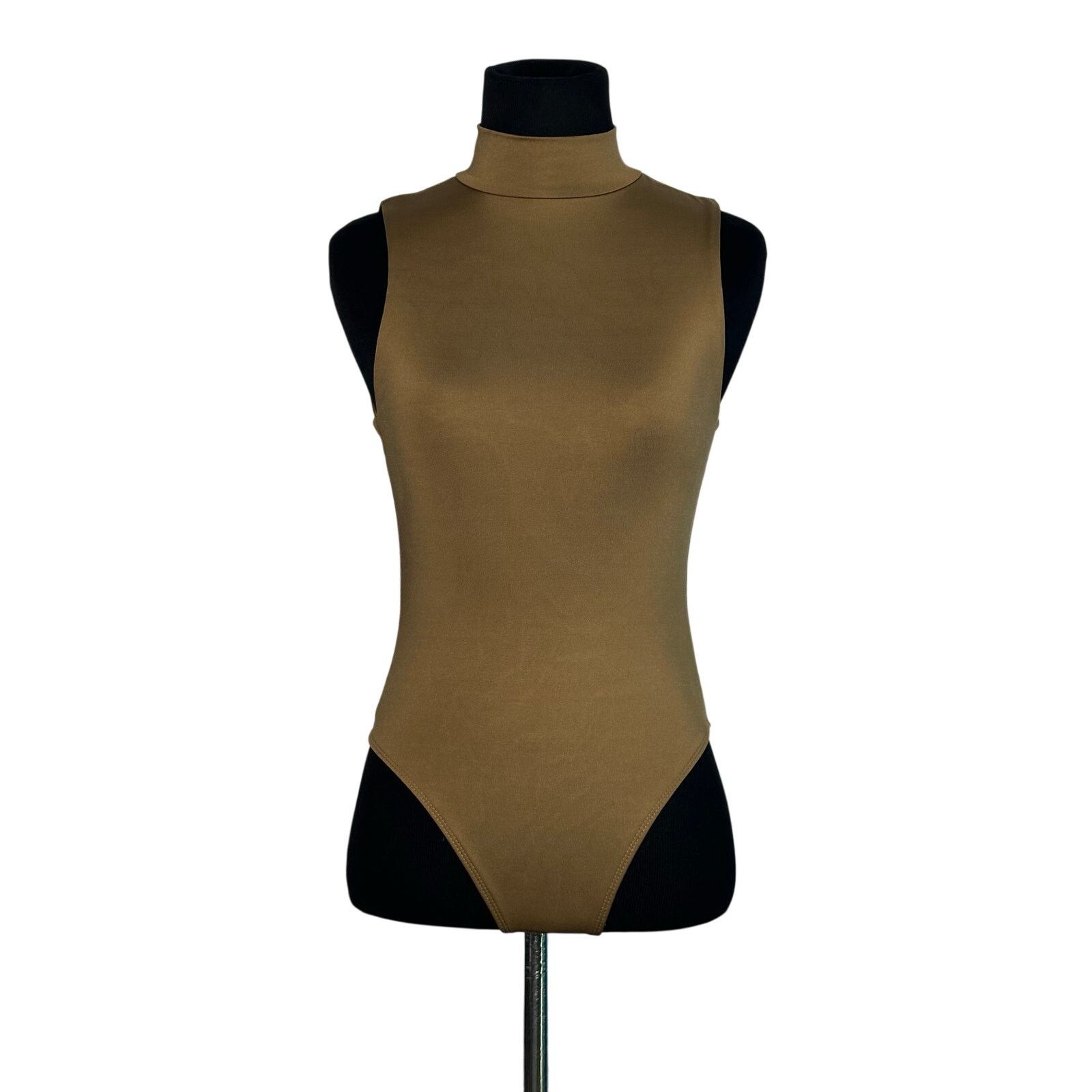 Forever 21 Forever 21 olive brown sleeveless bodysuit size Small Size S / US 4 / IT 40 - 1 Thumbnail
