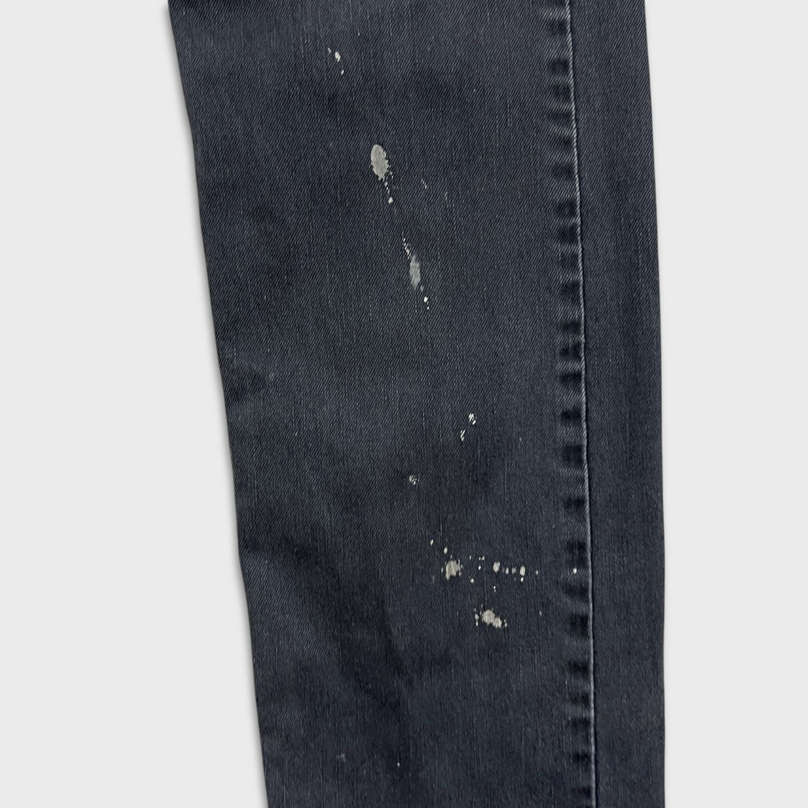 Levi's × Vintage Levi's 502 Jeans 32x32 Black Regular Taper Fit Faded Denim Size US 32 / EU 48 - 6 Thumbnail