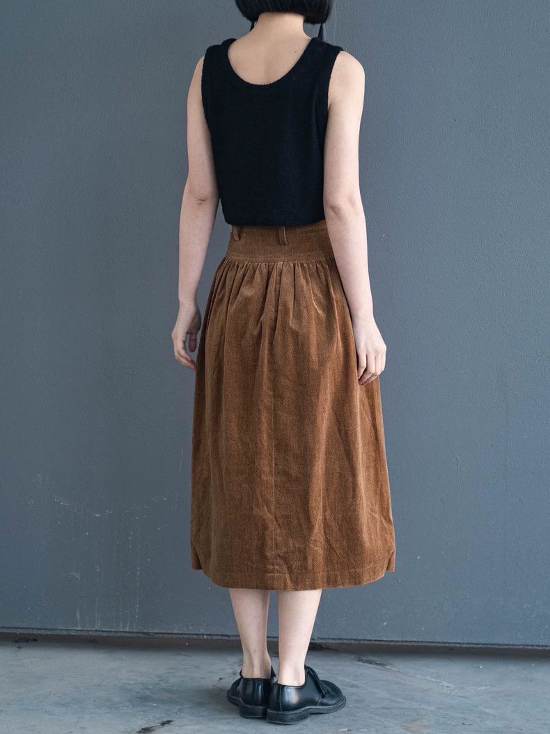Kenzo KENZO Brown suede high waist skirt vintage Size 27" / US 4 / IT 40 - 9 Thumbnail