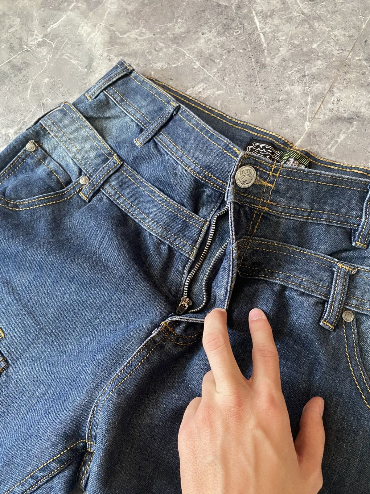 No Fear No Fear Jeans Vintage RAP Swag Acant garde Style y2k XL Size US 38 / EU 54 - 5 Thumbnail