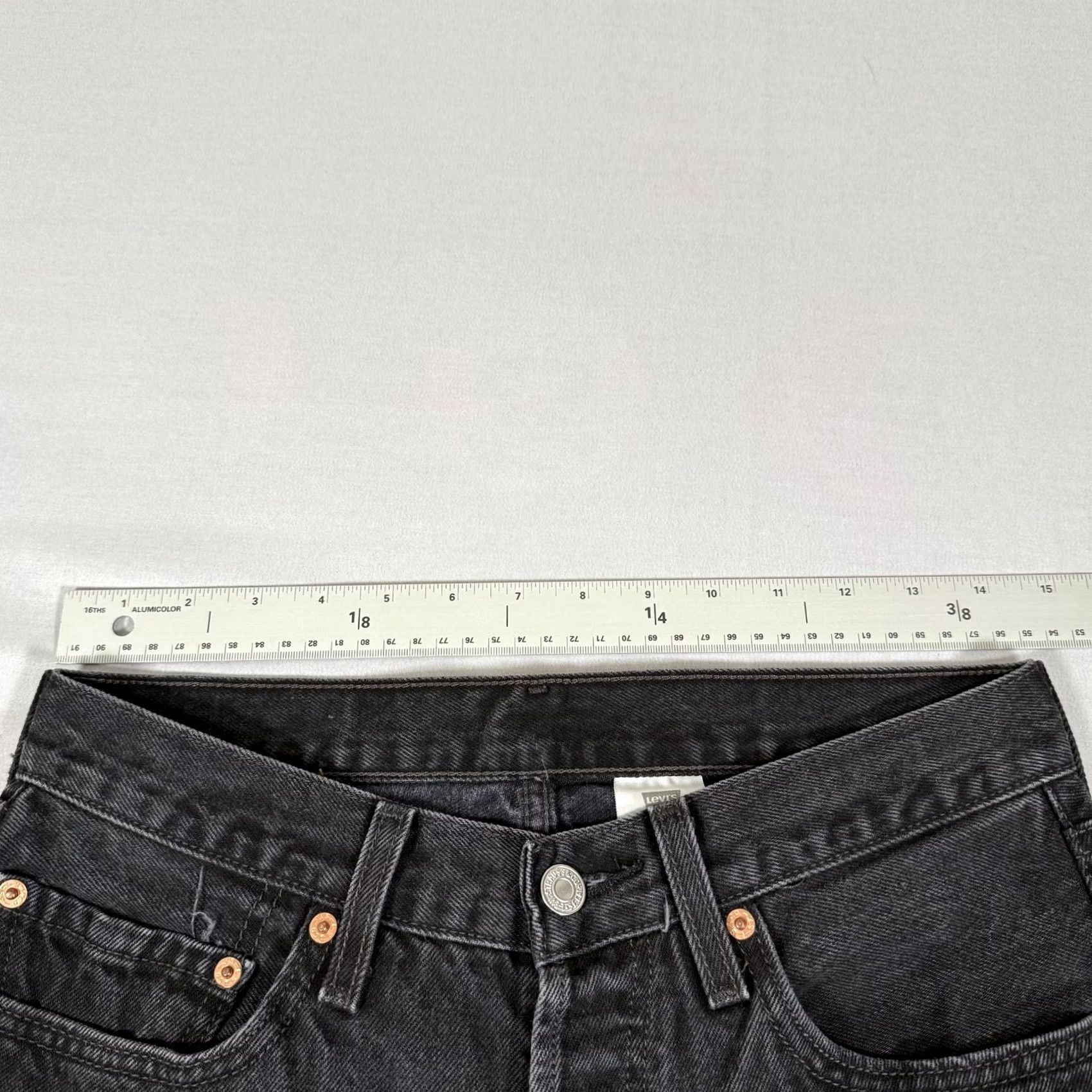 Levi's VINTAGE Levi's Jeans Mens 30x32 Black 501 Straight Fit Denim Pants Western 90s Mens Size US 30 / EU 46 - 7 Thumbnail