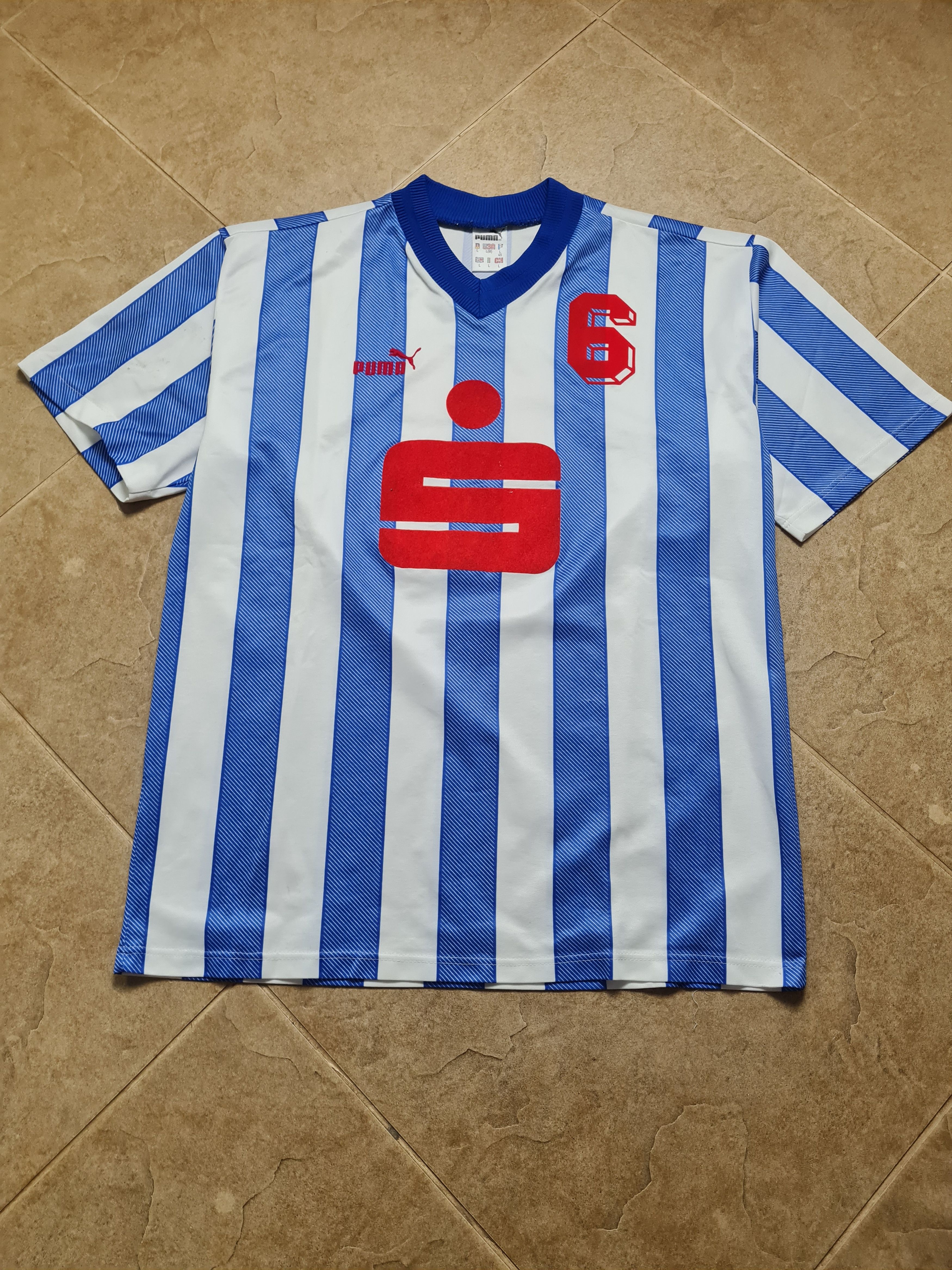 Puma Vintage Football Jersey Puma1980-1990x Soocer T-Shirts Size US L / EU 52-54 / 3 - 6 Thumbnail