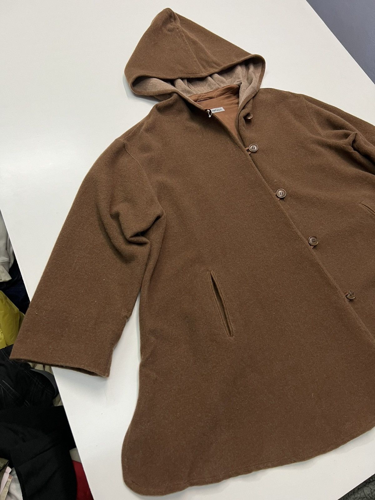 Emporio Armani 🔥EMPORIO ARMANI HOODIE IN WOOL Size US XL / EU 56 / 4 - 3 Thumbnail