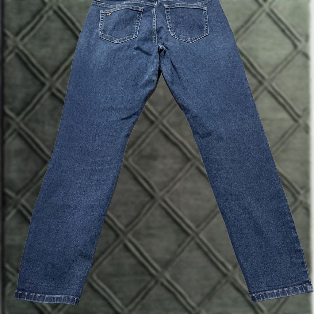 Michael Kors Michael Kors Izzy Skinny Jeans Women Blue Denim Mid-Rise Pockets Slim Fit 10 Size 32" / US 10 / IT 46 - 1 Thumbnail