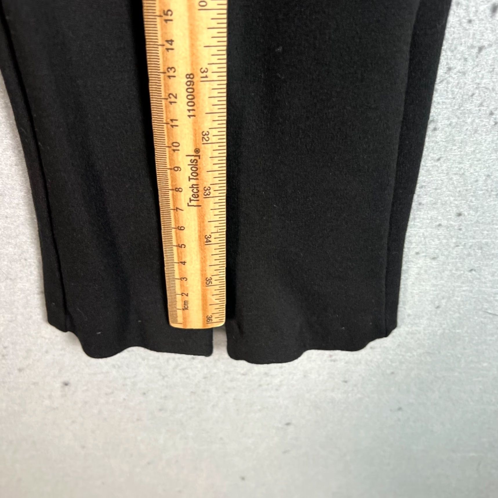 J.Crew J.CREW Womens Small Black Flare Leg Pants Ankle Slit Italian Fabric Pants Womens Small Black Flare Leg Ankle Slit Italian Fabric Size 28" / US 6 / IT 42 - 6 Thumbnail