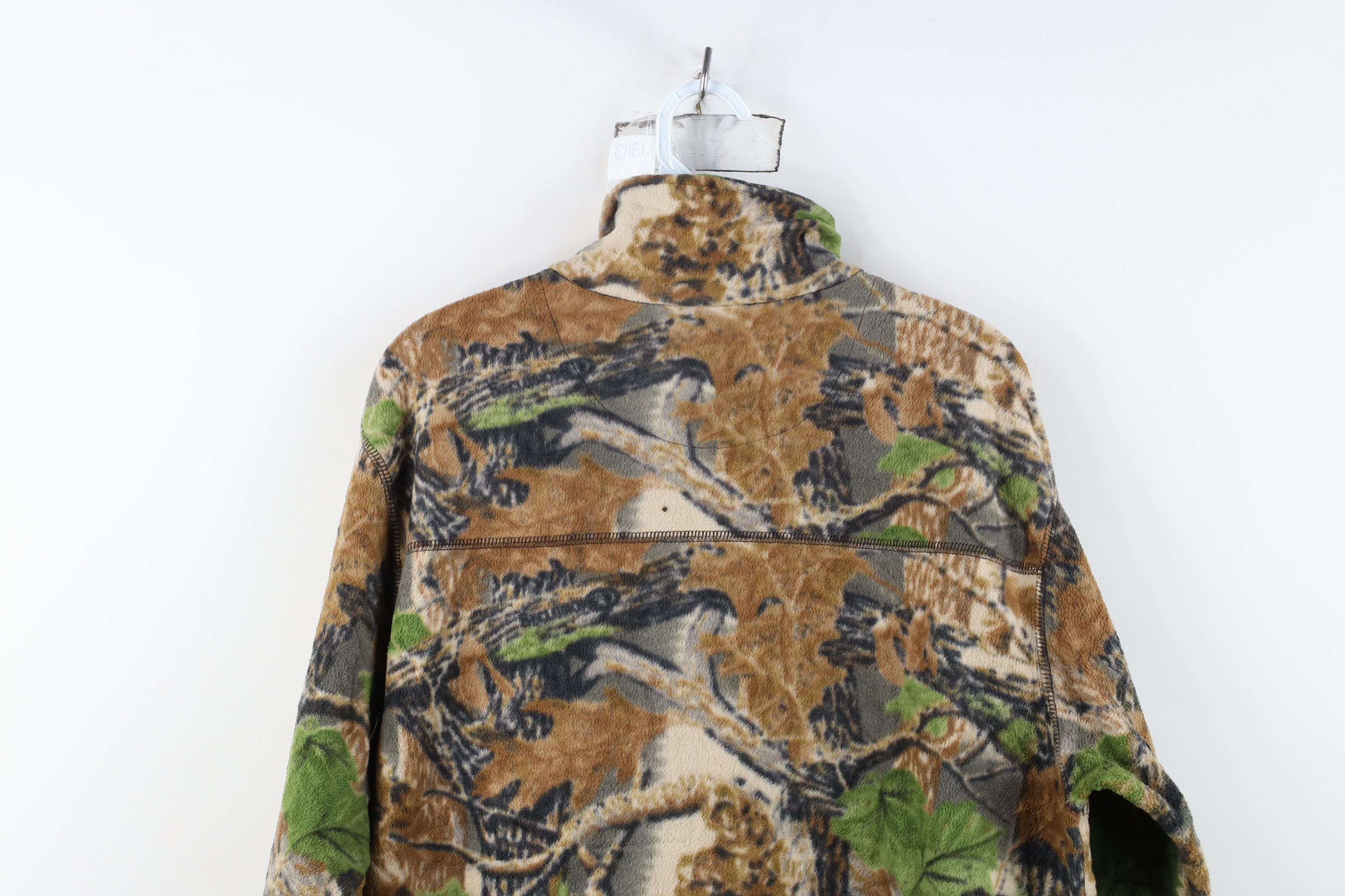 Cabelas Vintage Cabelas Spell Out Camouflage Full Zip Fleece Jacket Size US M / EU 48-50 / 2 - 13 Thumbnail