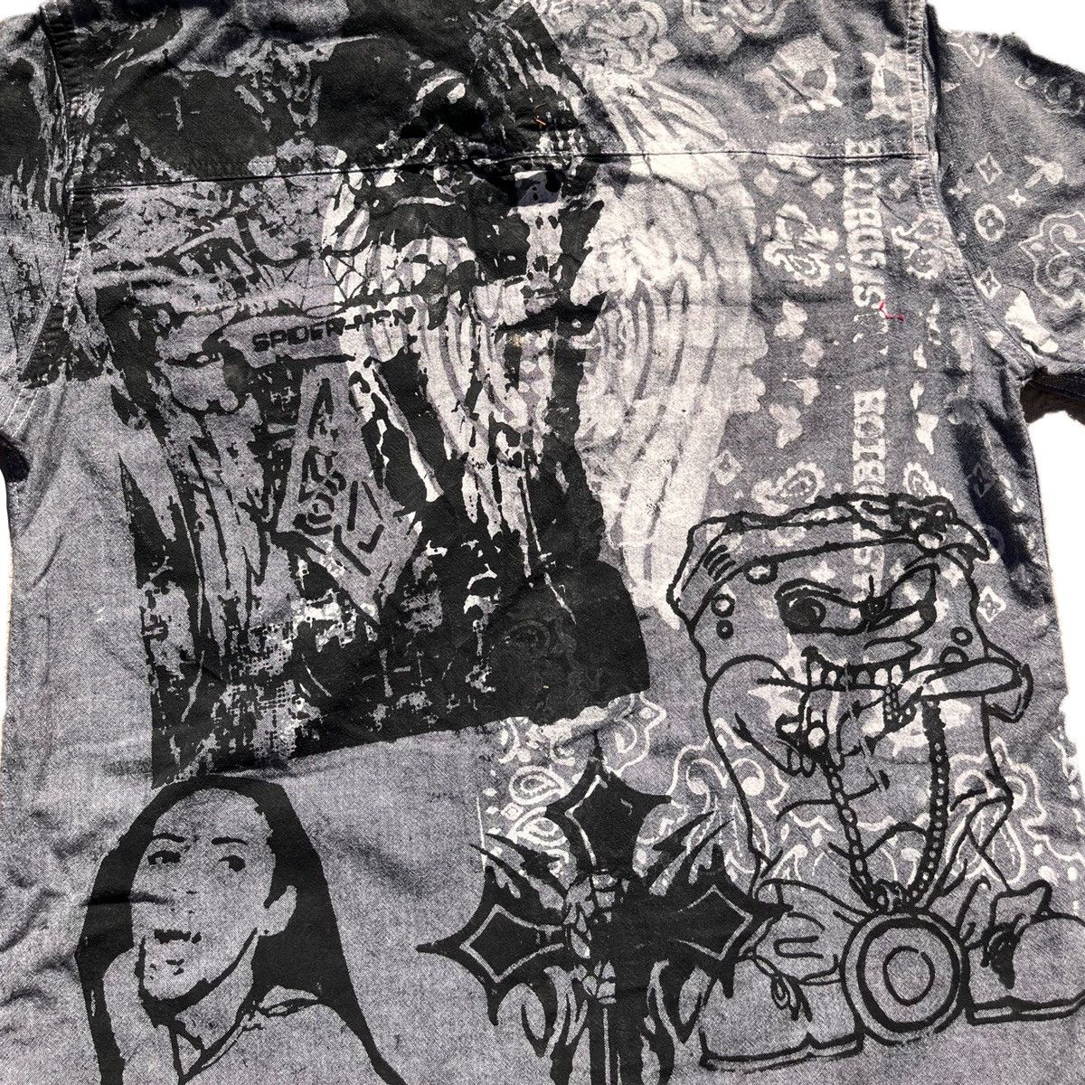 Other Basedbich hand printed button up large Size US L / EU 52-54 / 3 - 8 Thumbnail