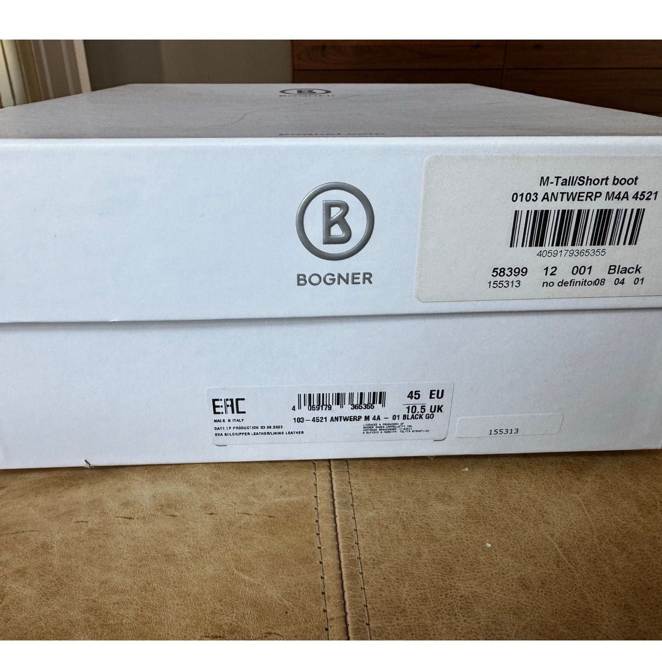 Bogner $590 Bogner high-top shoes, Made in Italy, size 45 (US12) Size US 12 / EU 45 - 10 Thumbnail