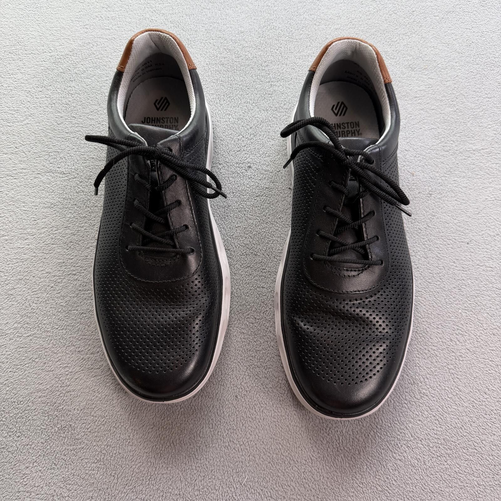 Johnston & Murphy Johnston & Murphy TRUFOAM Perforated Leather Sneakers 9.5M Size US 9.5 / EU 42-43 - 3 Thumbnail