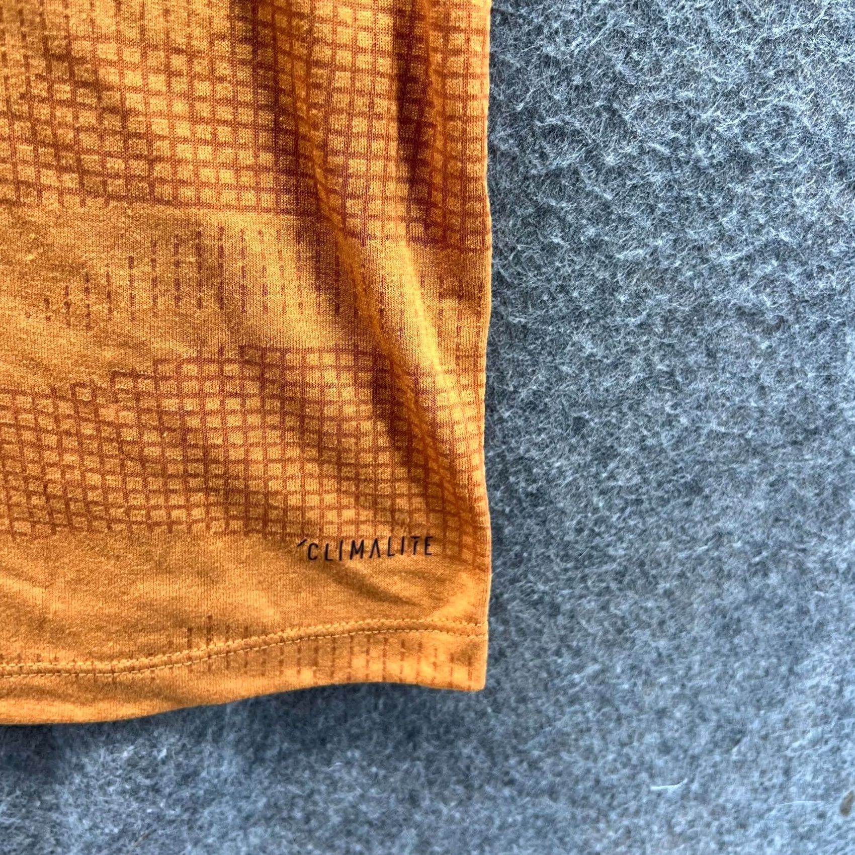 Adidas Adidas Shirt Mens Large Orange Camo Burnout Jersey Freelift Originals Climalite Size US L / EU 52-54 / 3 - 4 Thumbnail