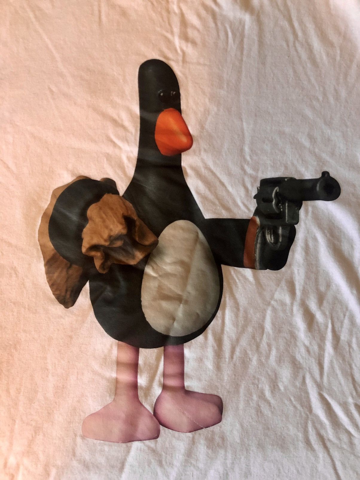 Vintage Penguin wit da gun shirt Size US XL / EU 56 / 4 - 2 Thumbnail