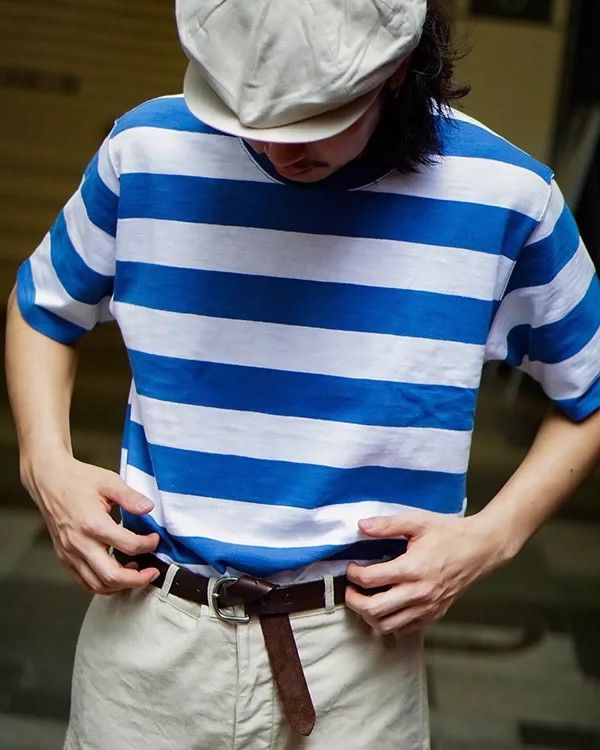 The Real McCoy's The REAL McCOY'S BUCO Striped Short Sleeve Tee发布成功 Size US L / EU 52-54 / 3 - 5 Thumbnail