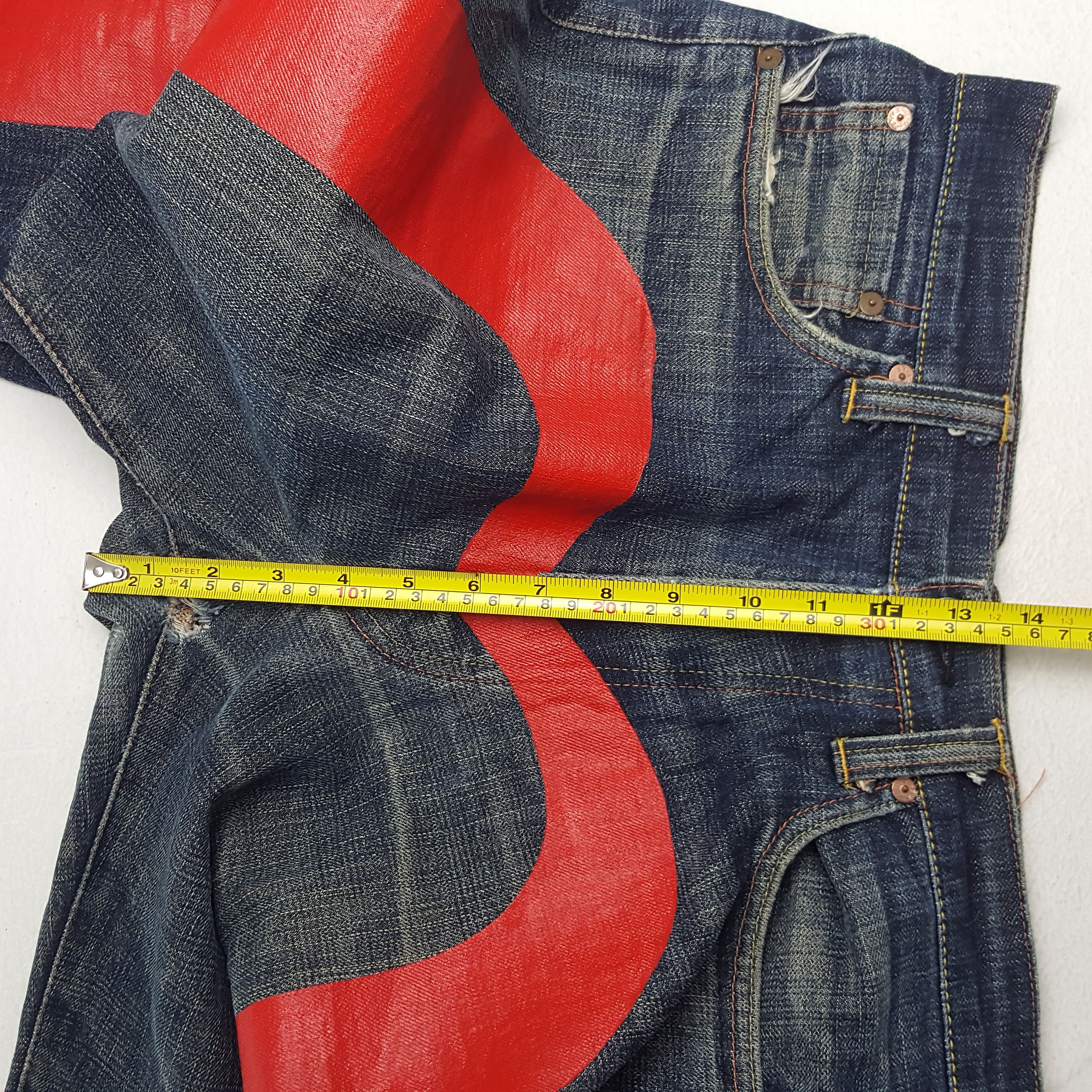 Evisu × Japanese Brand × Vintage Vintage Evisu Japanese Brand Daicock Custom Denim Jeans Size US 30 / EU 46 - 10 Thumbnail