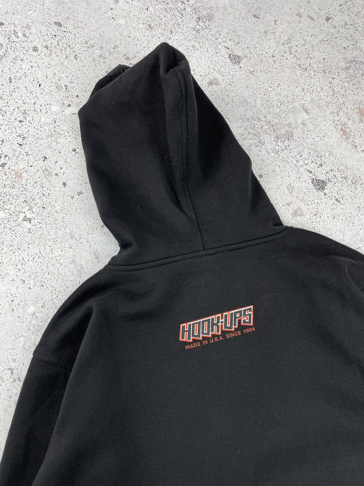Hook-Ups × Vintage Vintage Hook-Ups Logo Hoodie Black Size US S / EU 44-46 / 1 - 12 Thumbnail
