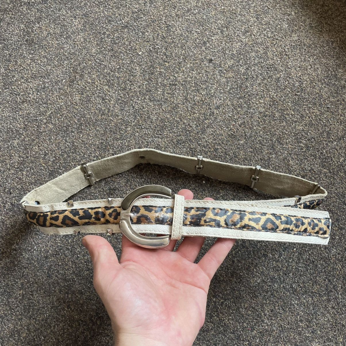 Vintage Vintage 90s Leopard Print Belt Japanese Archive Alt Indie OS Size ONE SIZE - 5 Thumbnail