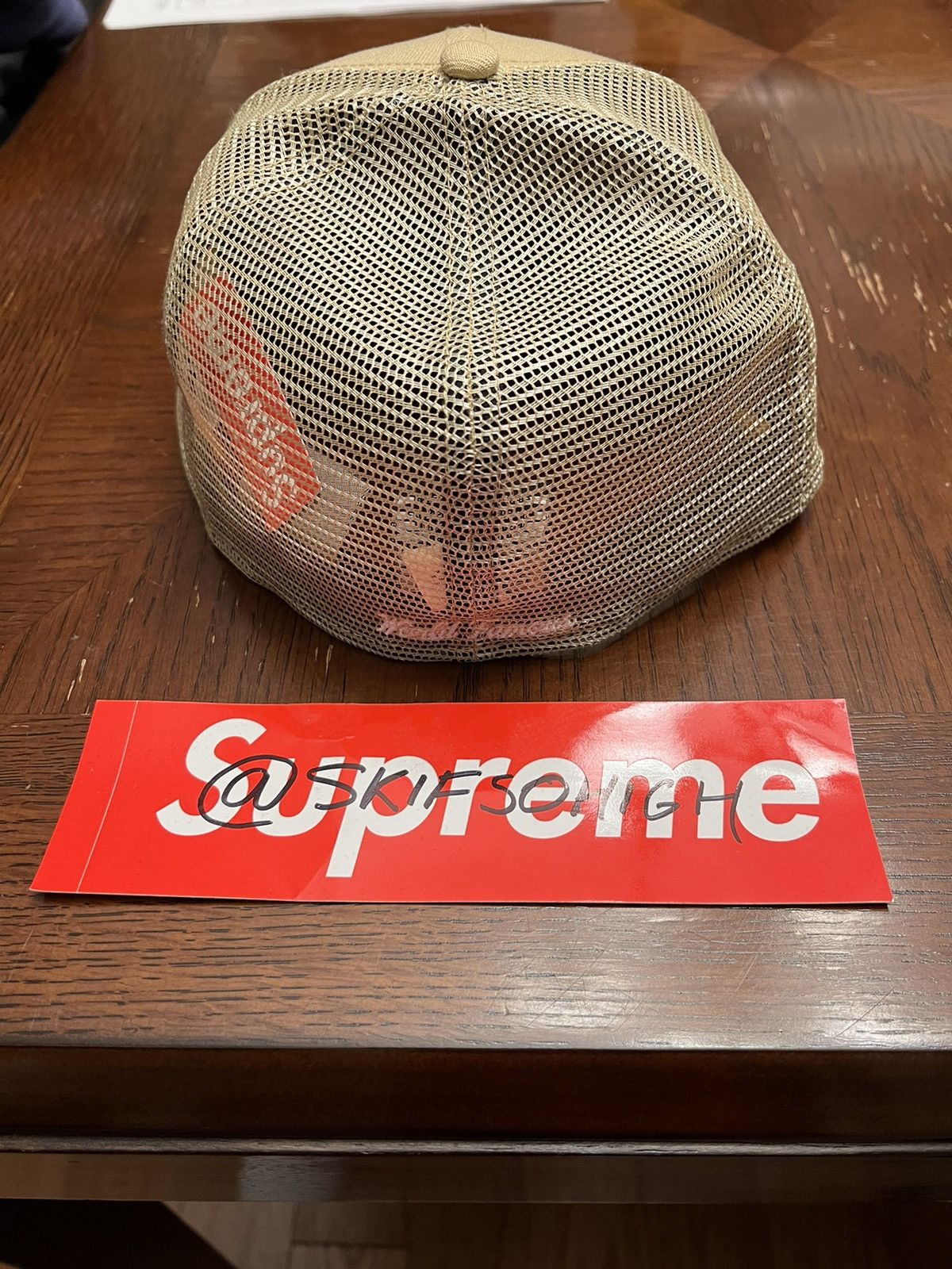 Supreme Supreme Box Logo Mesh Back New Era Cap 7 1/4 Size ONE SIZE - 3 Thumbnail