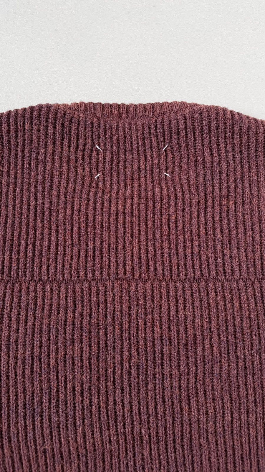 Maison Margiela A/W 16 Rust Orange Ribbed Alpaca Wool Sweater Size US M / EU 48-50 / 2 - 13 Thumbnail
