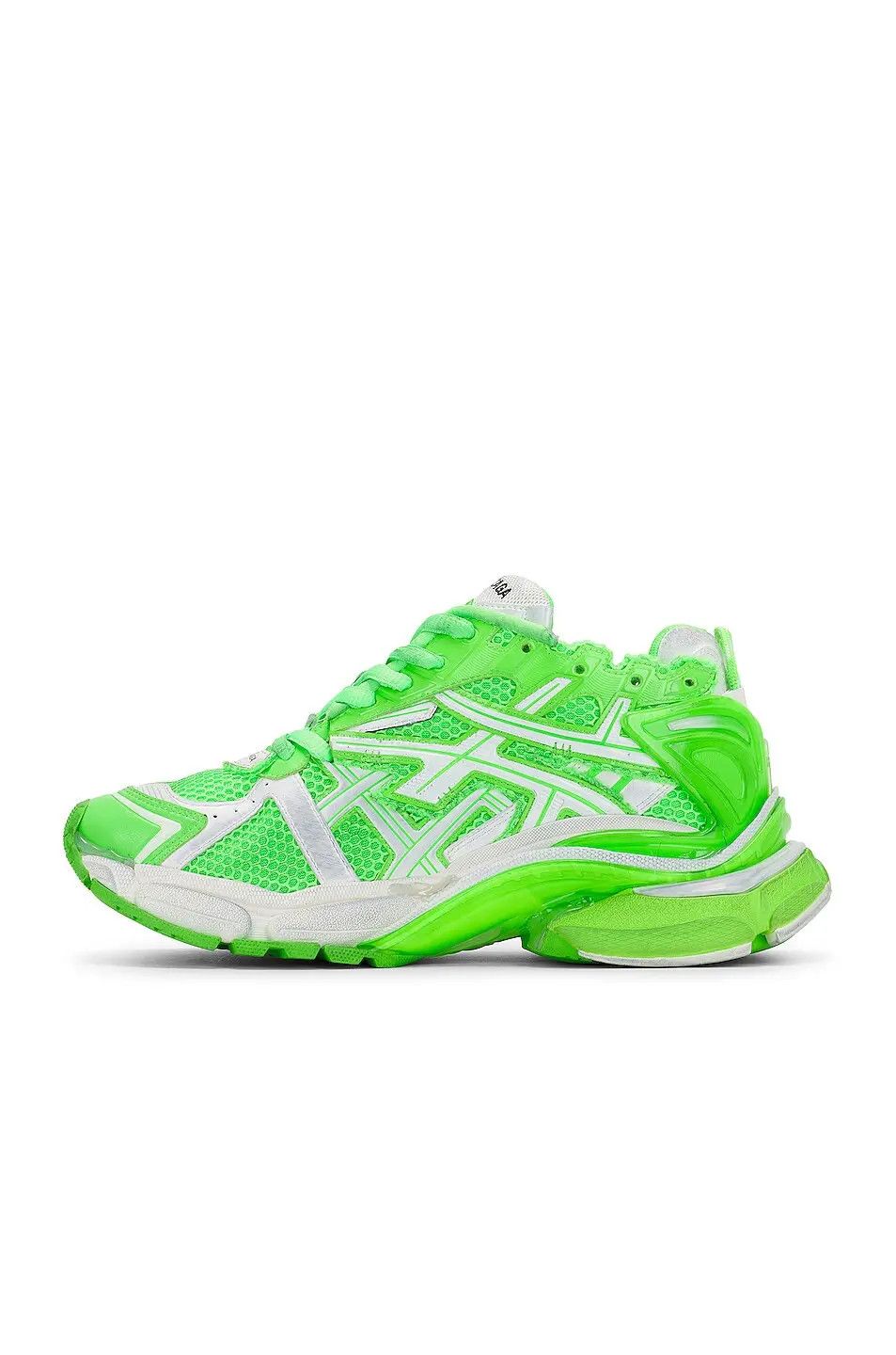 Balenciaga o1la1rc1a0924 Runner Sneaker in Green/White Size US 11 / EU 44 - 4 Thumbnail