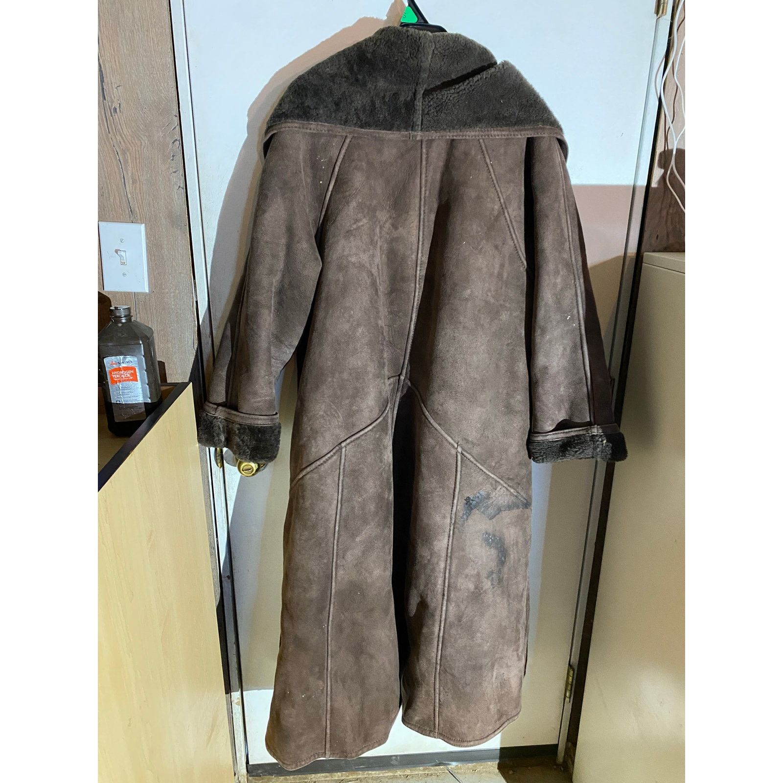 Other French Creek Sheep & Wool 100% Leather/Suede/Shearling Coat Size XL / US 12-14 / IT 48-50 - 7 Thumbnail