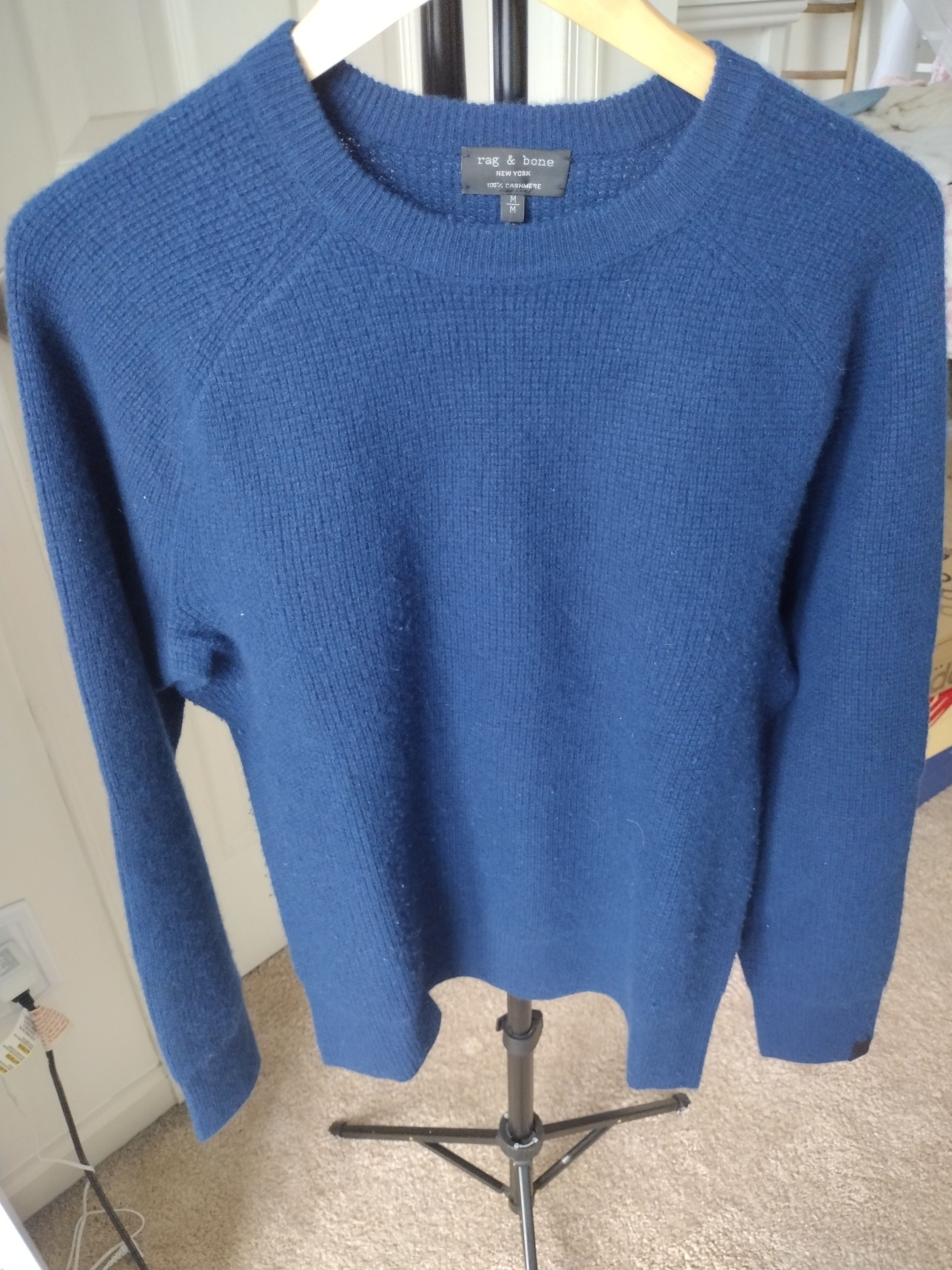 Rag & Bone Rag & Bone Cashmere Blue Sweater in Size M Size US M / EU 48-50 / 2 - 1 Thumbnail