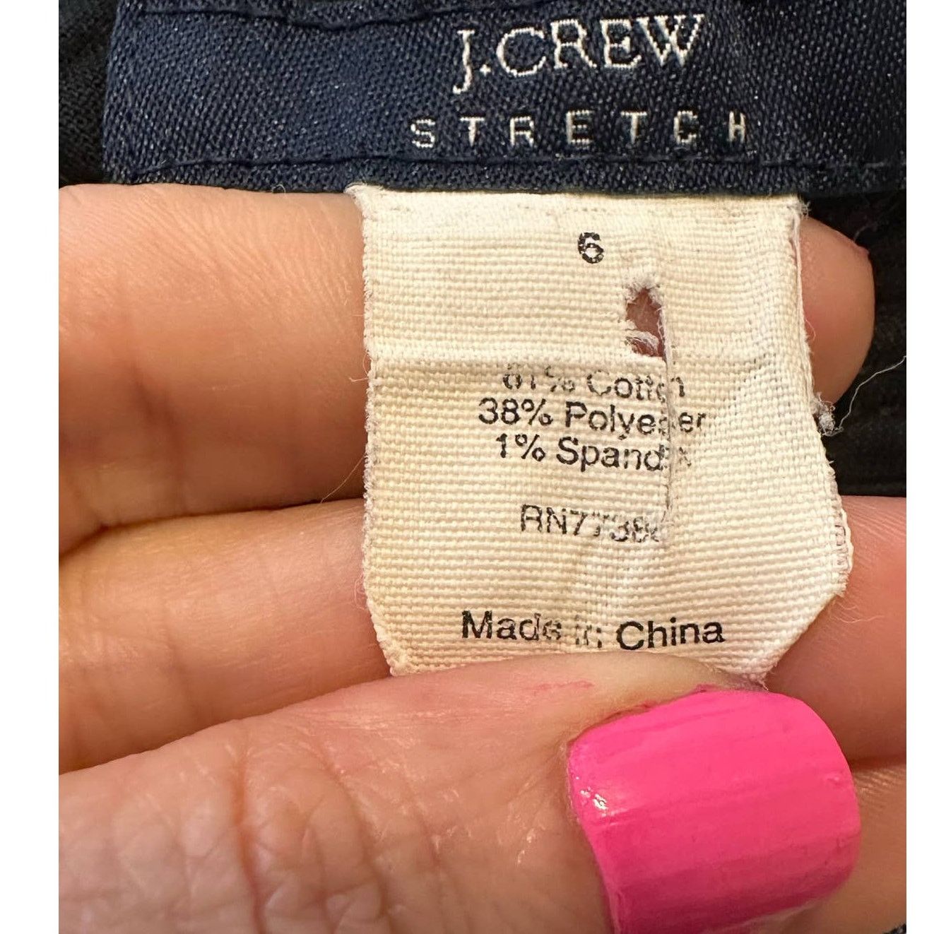 J.Crew J. Crew gray straight legs crop stretch jeans size 6 Size 33" - 3 Thumbnail