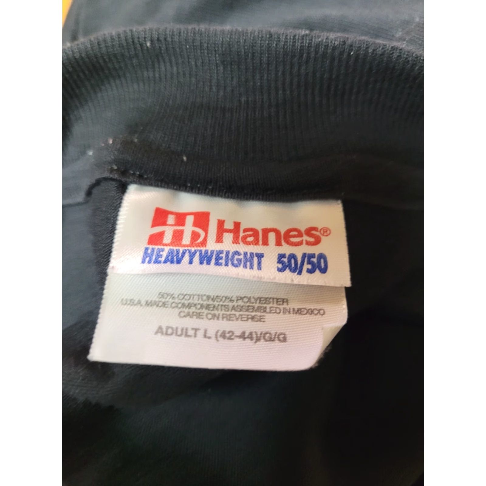 Hanes Halfway Tavern/Collingdale PA T Shirt Large Hanes Black Crew Neck Short Sleeve Logo Men Size US L / EU 52-54 / 3 - 3 Thumbnail