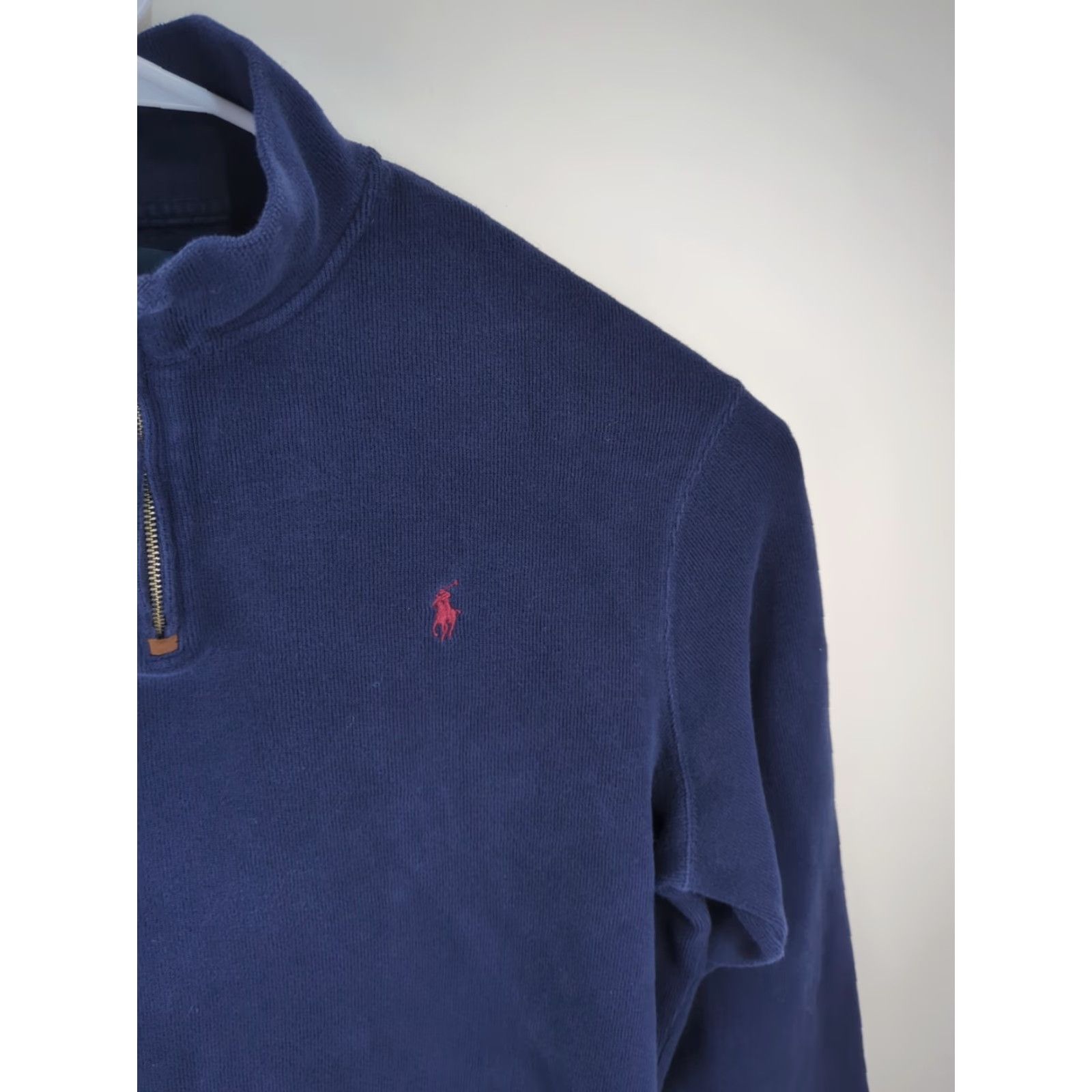 Polo Ralph Lauren Polo Ralph Lauren Sweater Mens 2XL Blue 1/4 Zip Pullover Long Sleeve Size US XXL / EU 58 / 5 - 5 Thumbnail