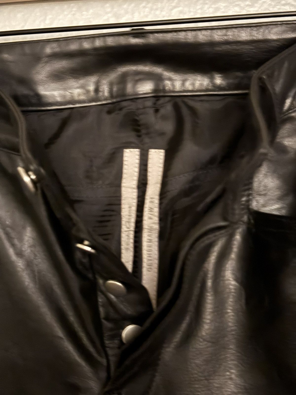 Rick Owens Rick Owens Leather Tyrone Pants Size US 30 / EU 46 - 7 Thumbnail