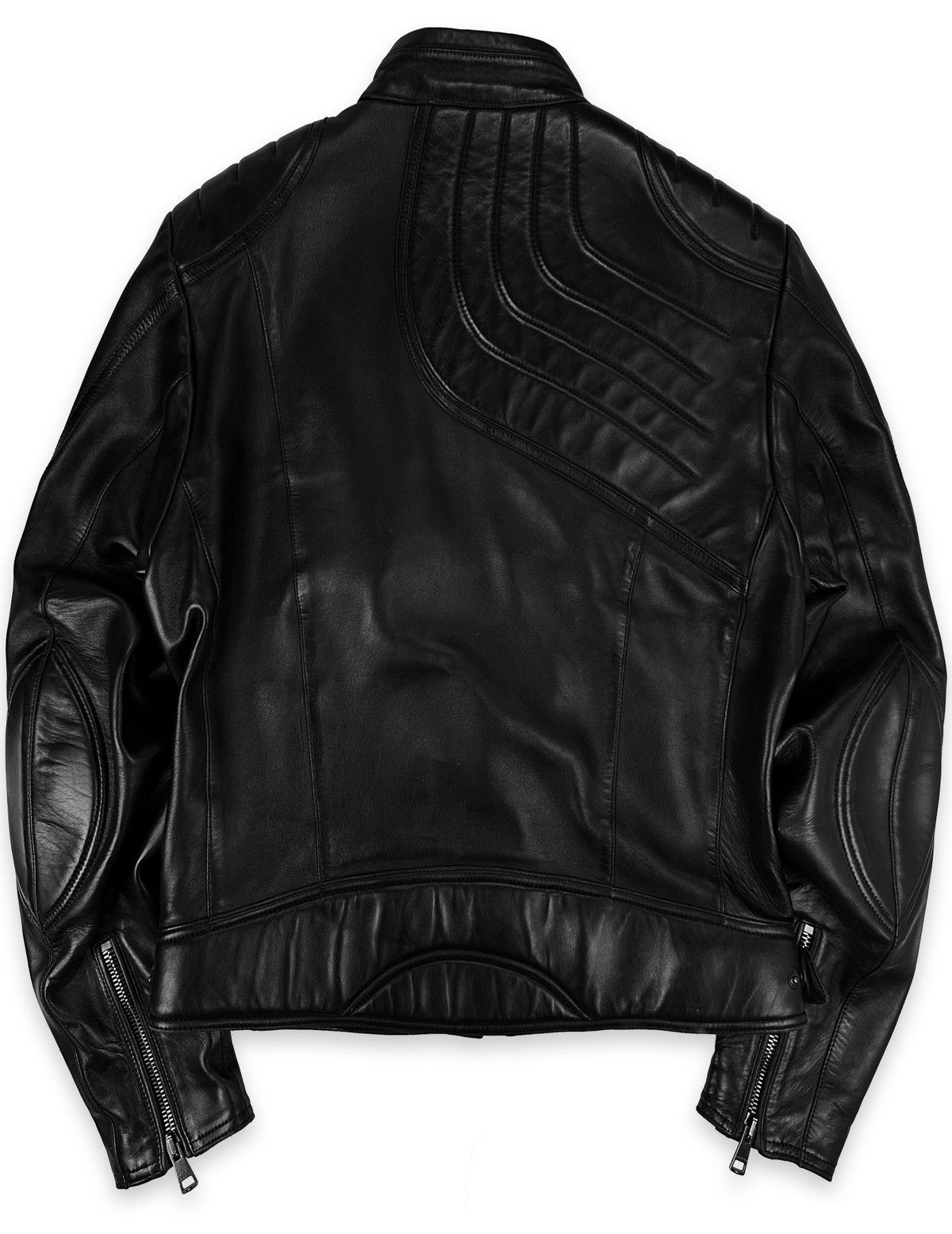 Gucci AW00 Gucci by Tom Ford ‘Spiral’ Black Leather Biker Jacket Size US L / EU 52-54 / 3 - 4 Thumbnail
