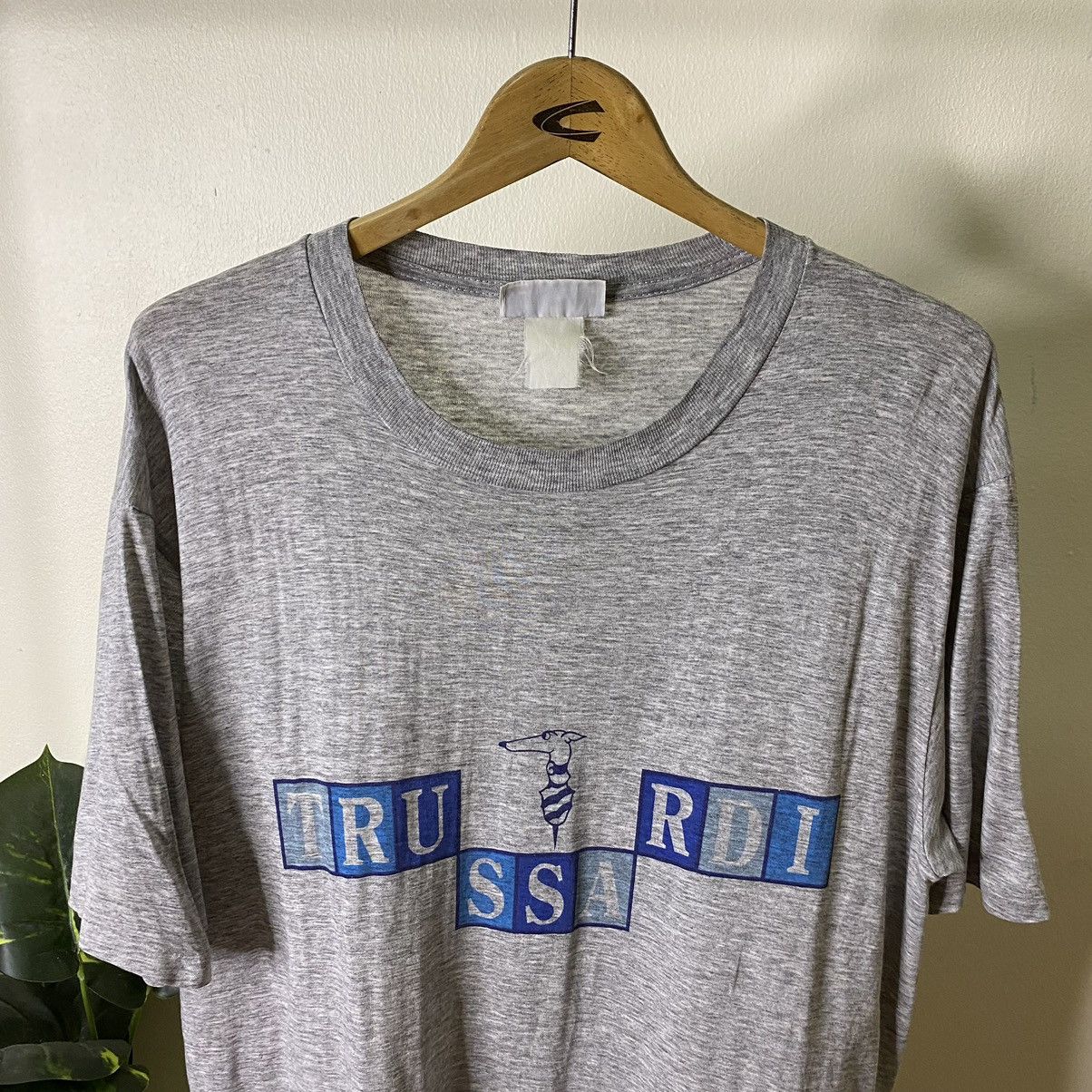Trussardi × Vintage Vintage 1990s Trussardi Tee Size US L / EU 52-54 / 3 - 2 Thumbnail