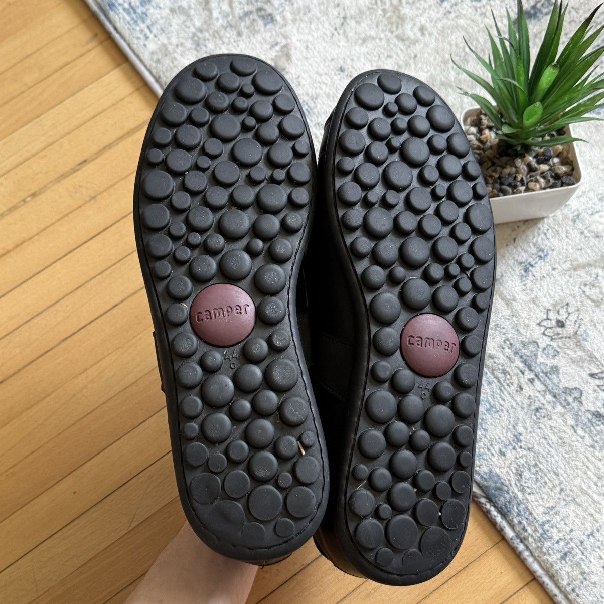 Camper 📌 Vintage Camper Pelotas Y2K Black Leather Boots Size US 11 / EU 44 - 7 Thumbnail
