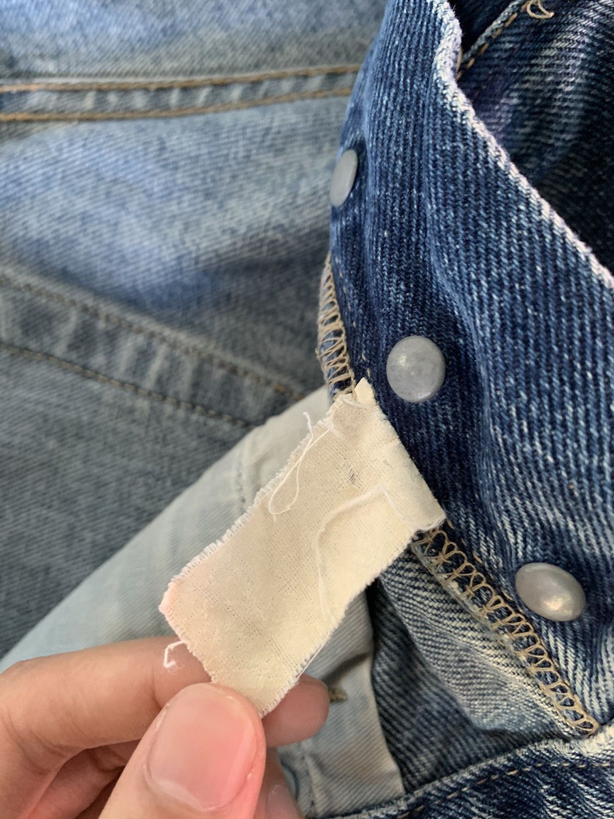 RRL Ralph Lauren Vintage Double RRL Ralph Lauren Made In Usa Distressed Denim Size US 30 / EU 46 - 16 Thumbnail